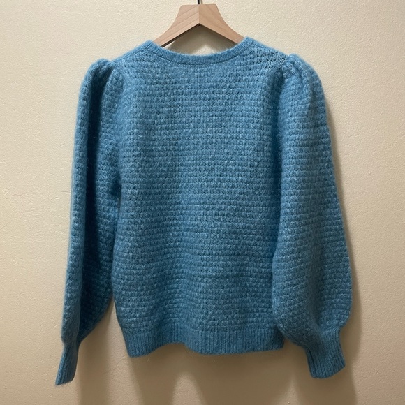 SOLD// Sézane NWOT Solena Cardigan in Blue Lagoon Size M - Picture 7 of 7